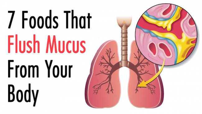 7 Foods That Flush Mucus From Your Body