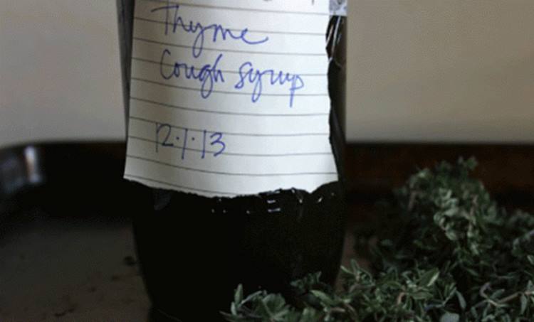 Ginger Thyme Cough Syrup